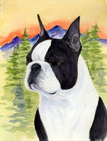 Boston Terrier Flag - Garden Size