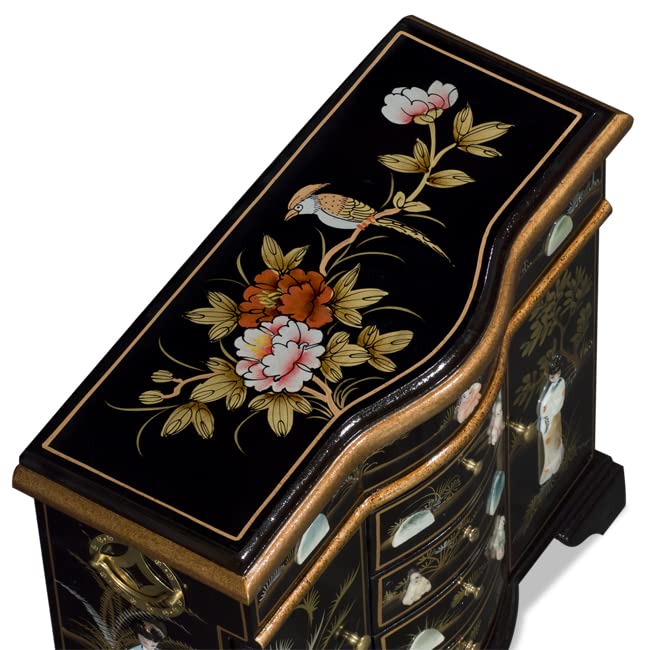 Amazon.com: ChinaFurnitureOnline Wooden Oriental Jewelry Chest