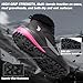 Women's Orthopedic Warm Fleece Lined Walking Shoes: Comfortable Plantar Fasciitis Supportive Swollen Feet Snow Boots, Adventure Trips Non Slip Waterproof Insulated Fashion Hiking Boots Black Size 7.5