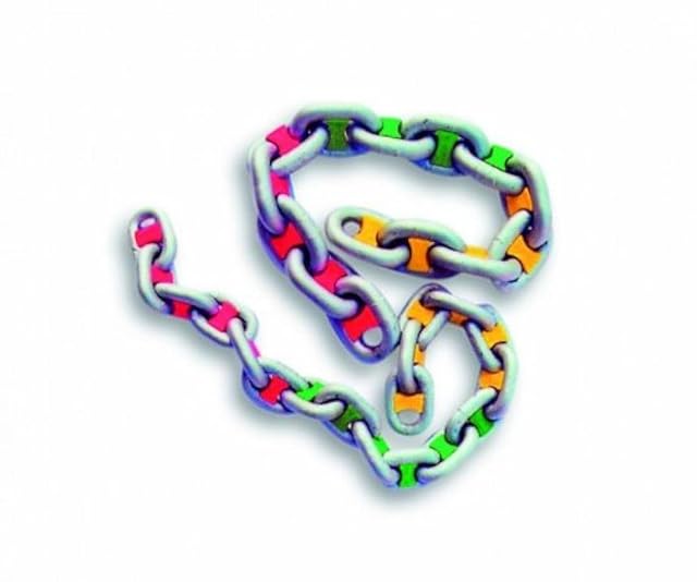 Cadena de ancla, 6 mm, color azul