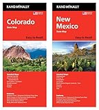 Rand McNally State Maps: Colorado and New Mexico (2 Maps)