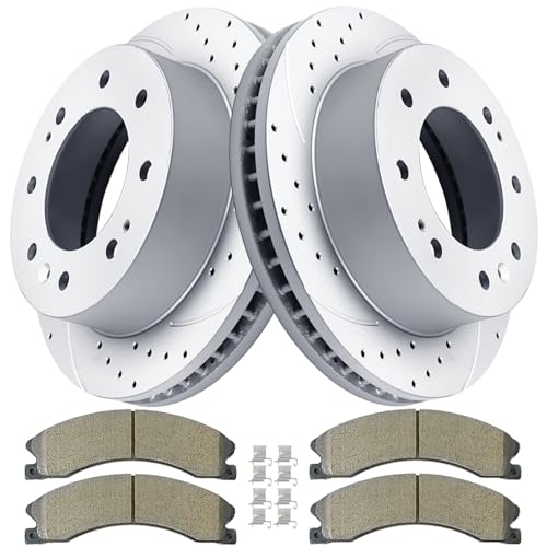 Image of Acinoparts Front Brake Kit for 2011-2019 Chevy Silverado 2500 HD 3500 HD