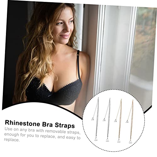 Adorainbow 4 Pares De Alças De Sutiã Borla Decoração De Casamento Topos De Moda Para Cinto Para Vest