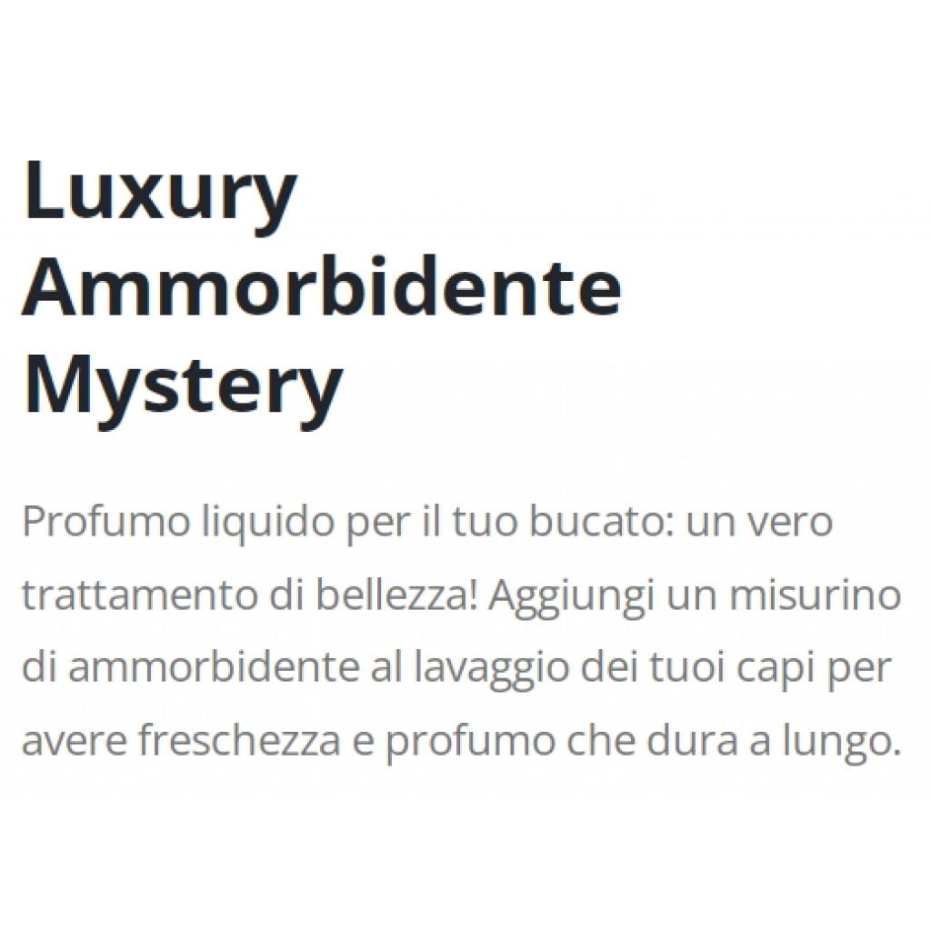 Luxury Ammorbidente Mystery, suavizante concentrado, detergente líquido para tu ropa, 40 lavados, 900 ml + llavero Beni Culinari gratuito
