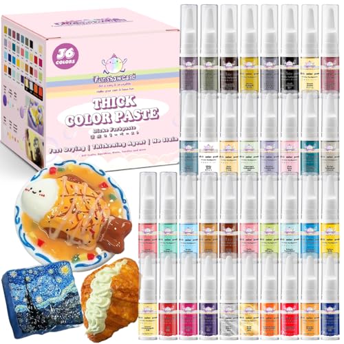 Taba Squishy caseros coloridos con el kit de pasta de pigmento de silicona FUNSHOWCASE 2