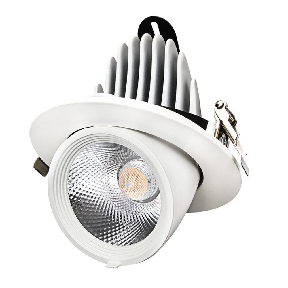 Spotlight 3inch-4.5inch COB Gimbal Spotlight Led Wall Washer Recessed Lighting Fixture Flush Mount Light Fixture
