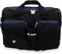 Vista 2 de Everest Gimnasio bolsa con bolsillo para ropa húmeda, Marino), S223-NYBK
