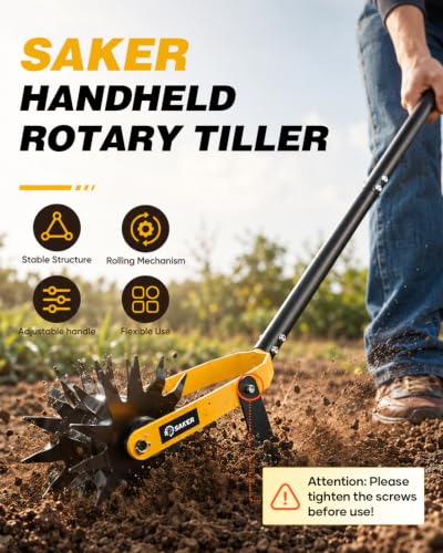 Saker 2-in-1 Rotary Cultivator