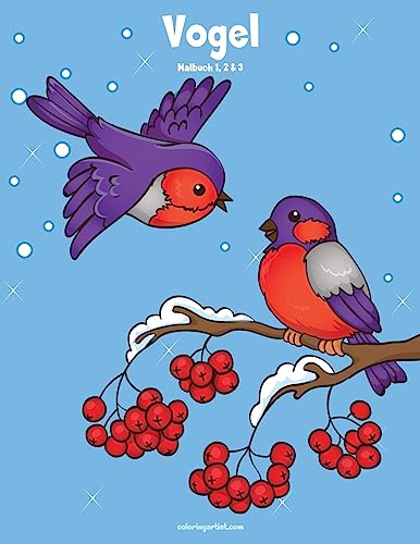 Vogelmalbuch 1, 2 & 3 (German Edition) (Vogel)
