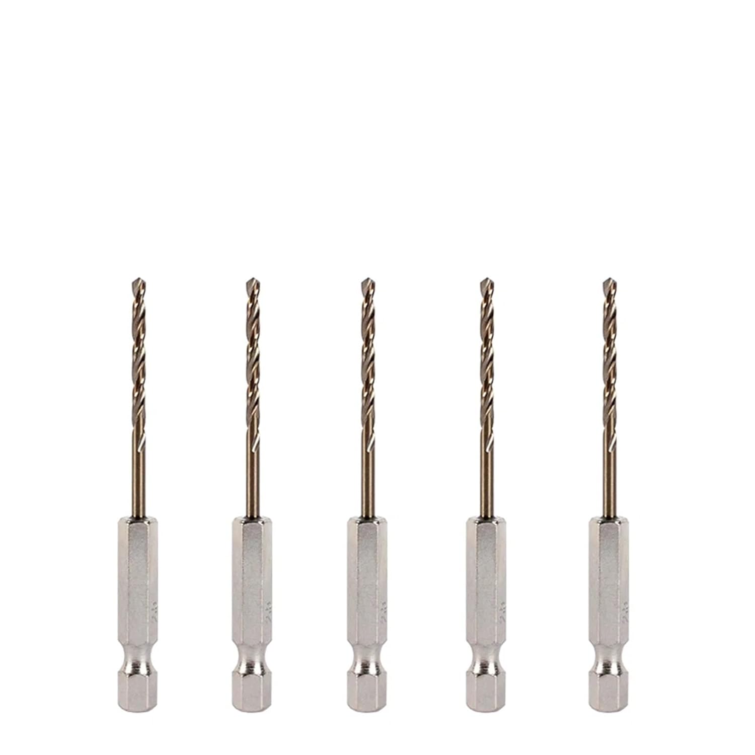 Cobalt Hex Drill Bits HSSCO M35 Twist Quick Change Impact Driver Tools for Stainless Steel Cast Iron Sheet Metal(3mm 5PCS) MOICEYHF