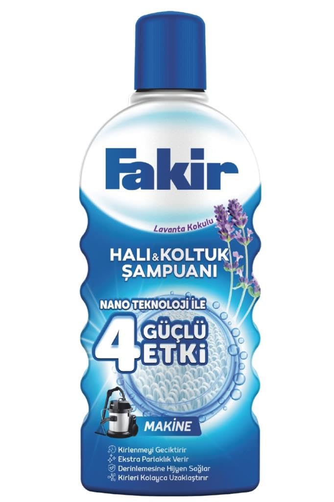 Fakir Nano Teknolojili Halı ve Koltuk Şampuanı Makine Lavanta
