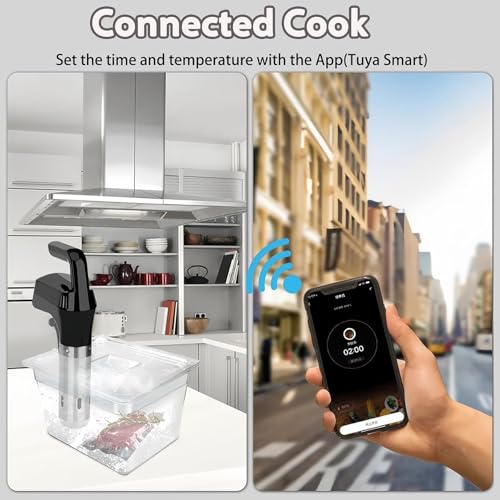 Cuiseur sous vide avec circulateur d'immersion et écran LED de temps - 6