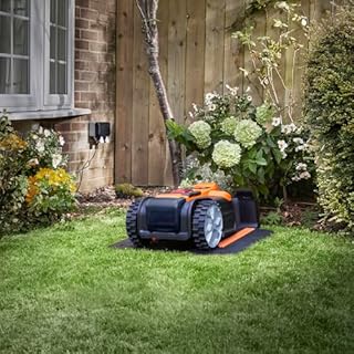 LawnMaster OcuMow® 18 Autocharging Vision Robot Lawn Mower with Charging Station. Remote App control. No Boundary Wire Needed. With Drop & Mow for Multiple Lawns. For Small to Large Lawns up to 800m2