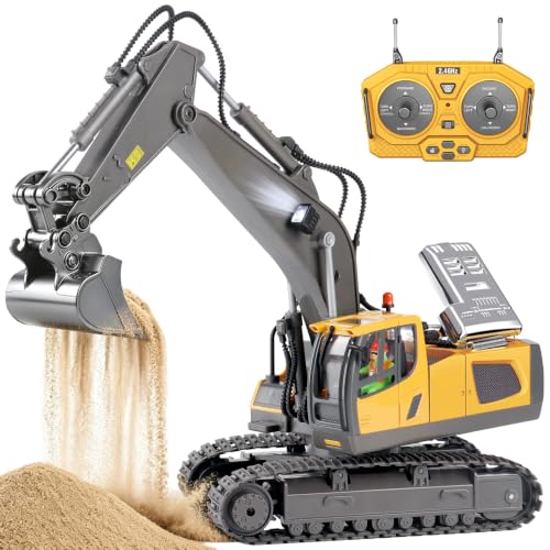 PREPOP RC Excavator with Metal Shovel