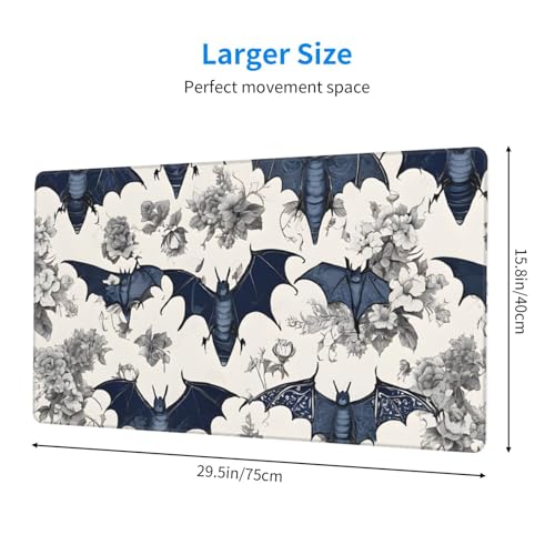 Tapis de souris de jeu extra large noir pour protéger le bureau