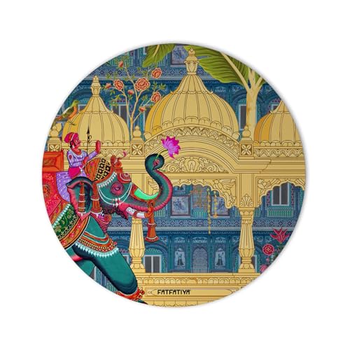 Image of Fatfatiya Ele in Shekhawati Printed Mousepad