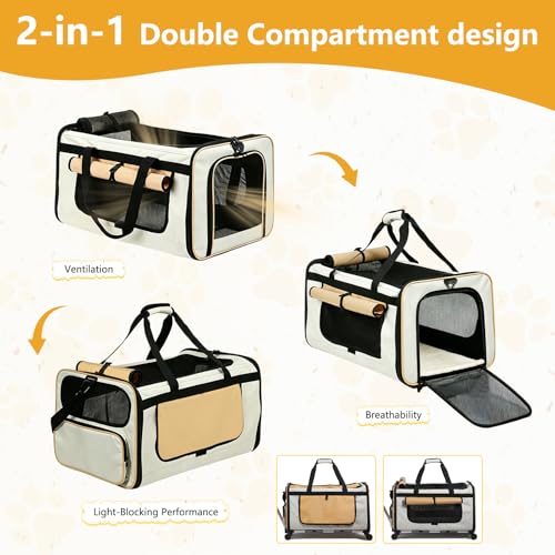 Sac de transport pour animaux de compagnie chat chien sacoche voyage confortable