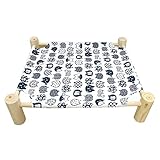 Unknow Schwenly Cama de Cuna para Mascotas elevada portátil