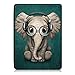 YuanKanJu Sudopo Anvas Case for Kindle Paperwhite 10th Gen 2018,Thinnest Light Shell Smart Cover with Auto Wake/Sleep for All-New Amazon Kindle Paperwhite 6 Inch 2018 Release, Music Elephant
