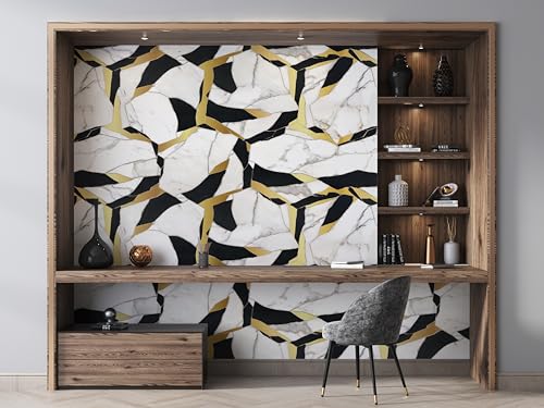Image of VOLITO Wallpaper Luxury Shade Walls Sticker Waterproof,Oil Proof & Heat Resistant Kitchen Home,Living Room,Bedroom,Bathroom,Hotel,Pan&Shop Caounter,PVC self Adhesive(60x200) (V-106)