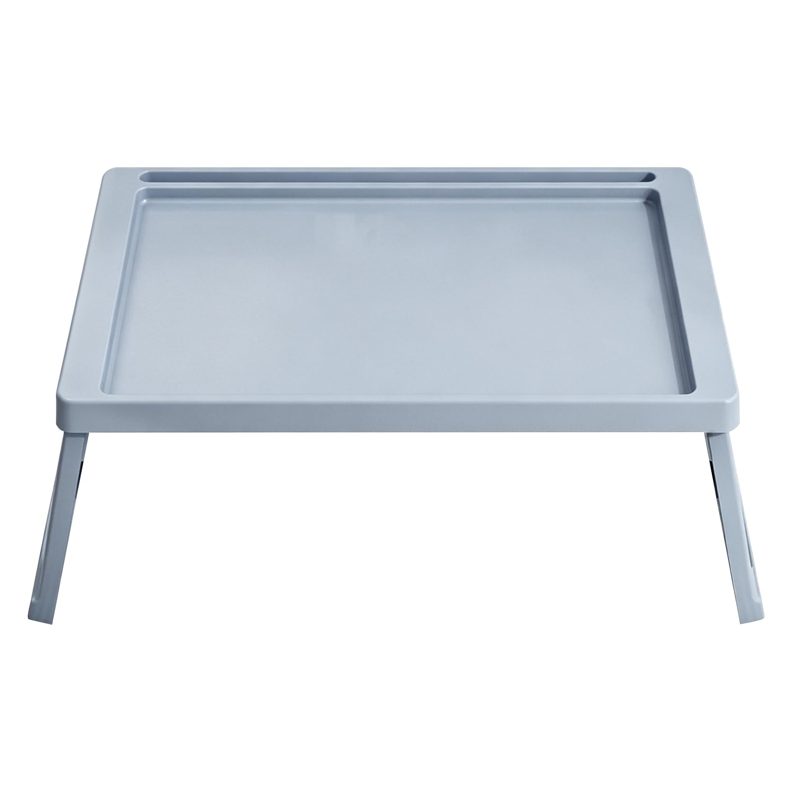 Plateau de petit-déjeuner en plastique pour le lit, peu encombrant, 65 x 26