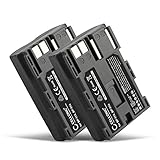 CELLONIC 2X Kamera Ersatzakku BP-511 512 für Canon EOS 5D EOS 50D EOS 40D EOS 30D 300D EOS 20D 20Da EOS 10D EOS D60 PowerShot G3 G5 G6 G1 G2, Ersatz Akku 2000mAh Kameraakku Zusatzakku Battery