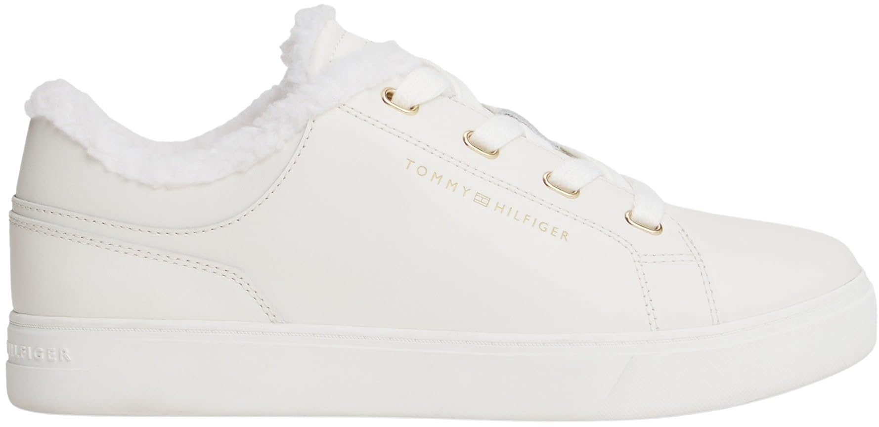 Tommy Hilfiger Damen Cupsole Sneaker Casual mit Teddy-Fell