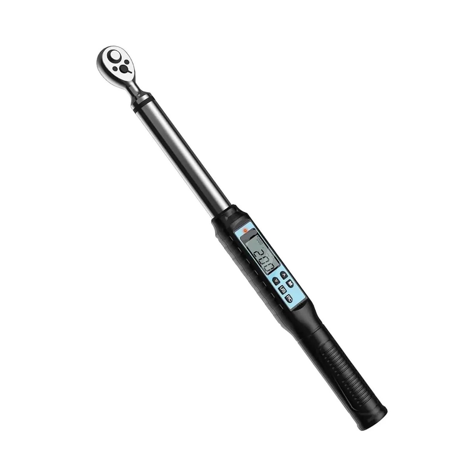 Svgvubmuc One Color Digital Torque Wrench 1/2" 3/8" Adjustable Repair Tool Key(Gm200)