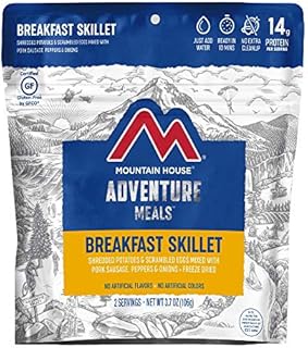 Mountain House Breakfast Skillet | Freeze Dried Backpacking & Camping Food | 2 Servings | Gluten-Free