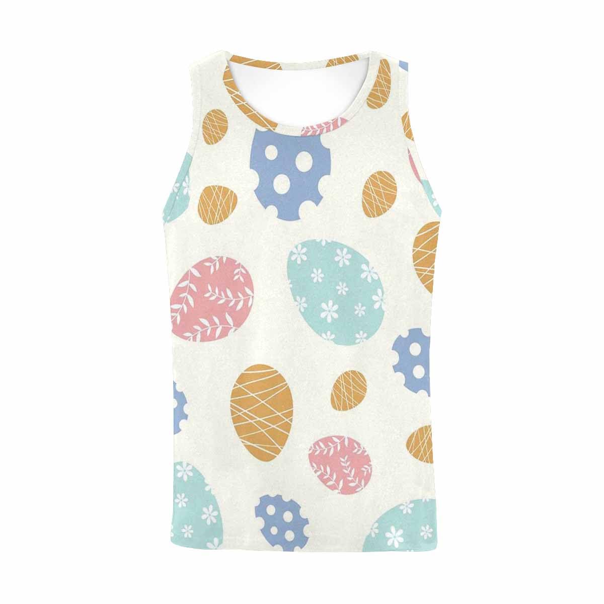 InterestPrint Men's All Over Print Tanks-top for Men Sleeve-Less Vacation Shirt for Men Sleeve-Less