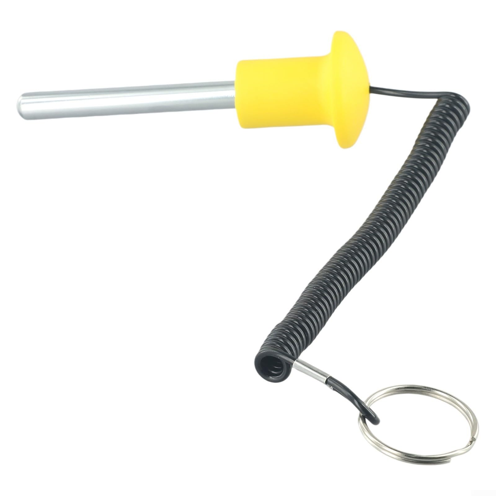 Weight Stack Pin - Magnetic Stack Training Pins Strength Machine Pin with Pull Rope Training Equipment Fitness Accessories(M10*80mm)