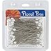 Darice 3-Inch Floral Pins, Round, White, 144-Pack