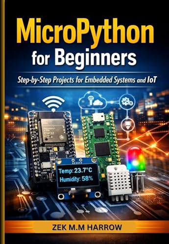 MICROPYTHON FOR BEGINNERS: Step-by-Step Projects for Embedded Systems and IoT