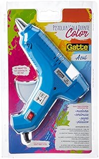 Pistola De Cola Quente, Make+, 40 w, Grande, Bivolt, Azul