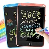 【Umweltfreundlich und wirtschaftlich】 - Der eingebaute Akku des Schreib- und Zeichentabletts hat 6 Monate Akkulaufzeit, kann für den Zyklusgebrauch ersetzt werden, ohne Aufladen oder Einstecken von Strom. Der Schreibblock kann etwa 100.000 Schreibungen liefern, vermeidet Verschwendung von Papier und Bleistiften, reduziert Kosten und kein Chaos mehr zu Hause, als tolles pädagogisches Spielzeug für Mädchen und Jungen.