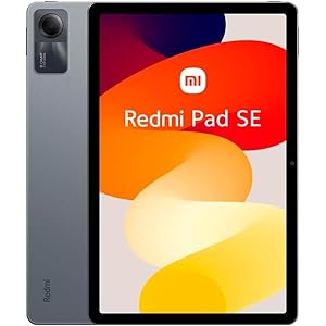 Xiaomi Redmi Pad SE Only WiFi 11″ FHD+ display 4 Speakers Dolby Atmos 8000mAh Bluetooth 5.3 8MP Rear Camera 4GB RAM 128GB ROM Graphite Gray