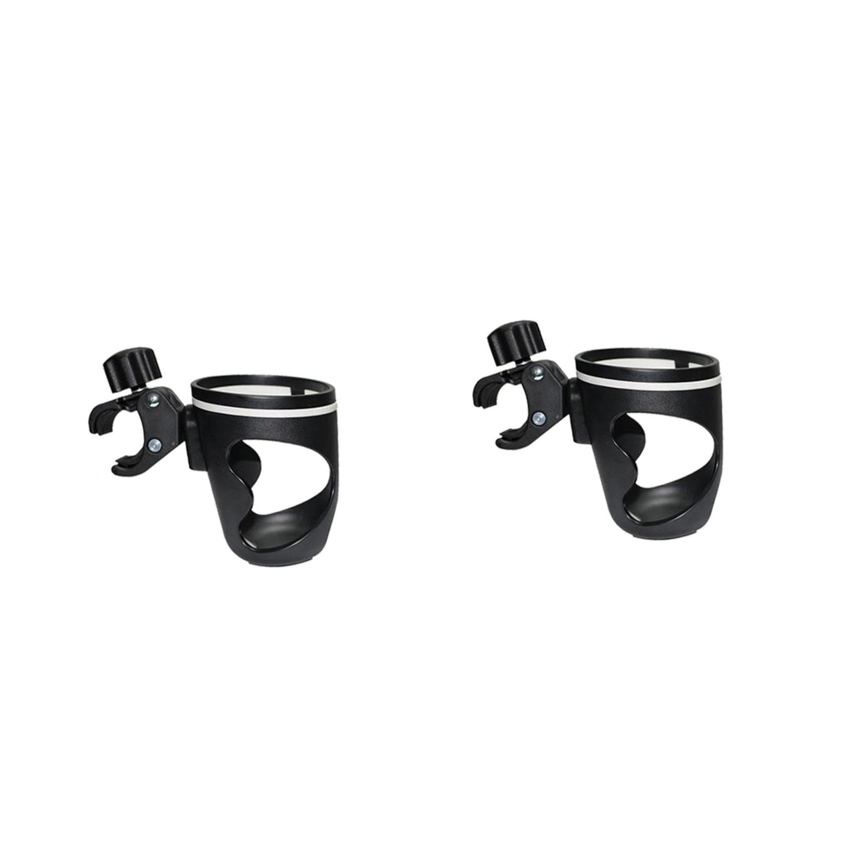 BESTonZON 2pezzi Supporto Per Bottiglie Da Passeggino Portabicchieri Per Carrozzine e Biciclette Design Multifunzionale Con Clip Antiscivolo Per Bottiglie Di Varie