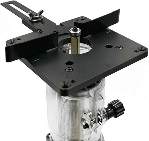 Miniatura 5 de Oumefar 6 unids/set aleación de aluminio fresado Flip Board recortadora Flip Board Router mesa Insertar placa para máquinas de recorte