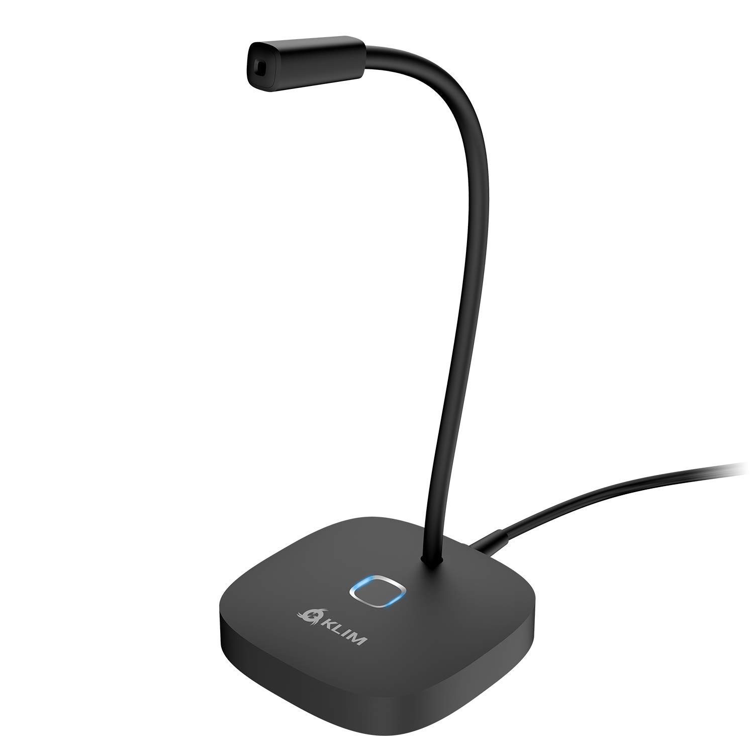 KLIM Lingo – Desktop USB Microphone for PC and Mac – with Mute Button – Compatible with Any Computer – Professional PC Microphone with High Definition Audio – New