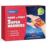 Hand-Warmhalter - Langanhaltende, natürliche, geruchlose Luftaktivierten Wärmer, 3er-Pack, erwärmte Handschuhe