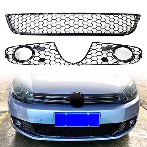 Calandre Avant Protéger Radiateur Golf 6 Jetta MK6 Nid d'Abeille