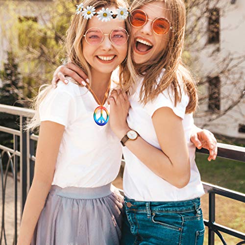 image for R HORSE 20 Pcs Hippie Costume Set Hippie Costume Accessories Vintage S