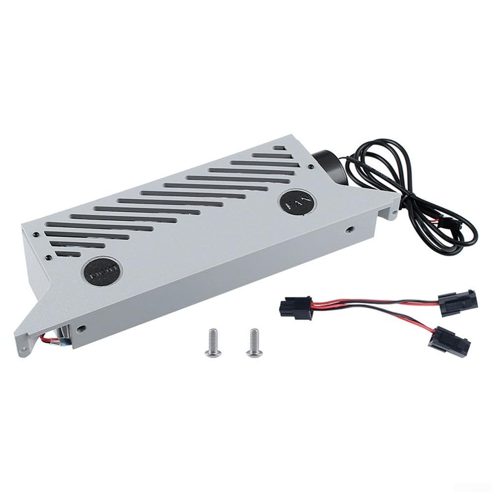 Ventilador de aire de flujo cruzado, paquete de 1, ventilador de refrigeración auxiliar X-Axis para impresoras 3D, flujo de aire circunferencial uniforme, control de velocidad inteligente de modo