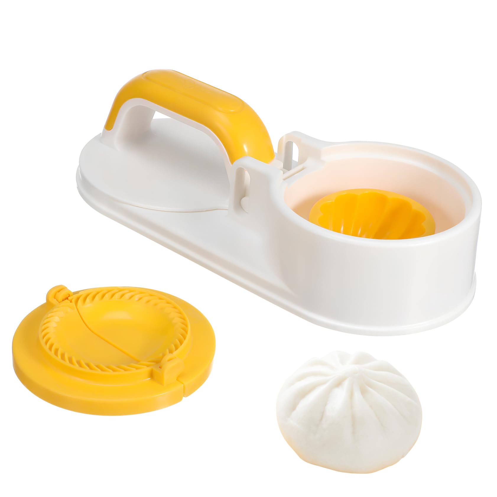 PRETYZOOM Dumpling Peel Maker Tool Set of Multi-functional Dumpling Press Machine for Wrappers Bun Molds