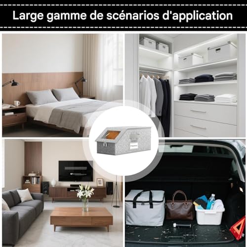 Rangement chapeau empilable grande capacité 24 casquettes baseball - 5