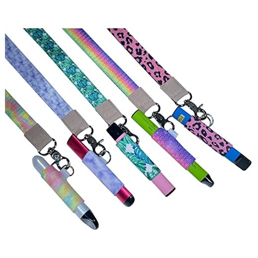 INSYOHO Vape Lanyard - Vape Holder, Elastic Smok Vape Holder Necklace for Vape Device, Inhaler Holder fits Smok Novo, elf Puff Bar Vape, E-cig Lanyard,Disposable Vape Pen Holder