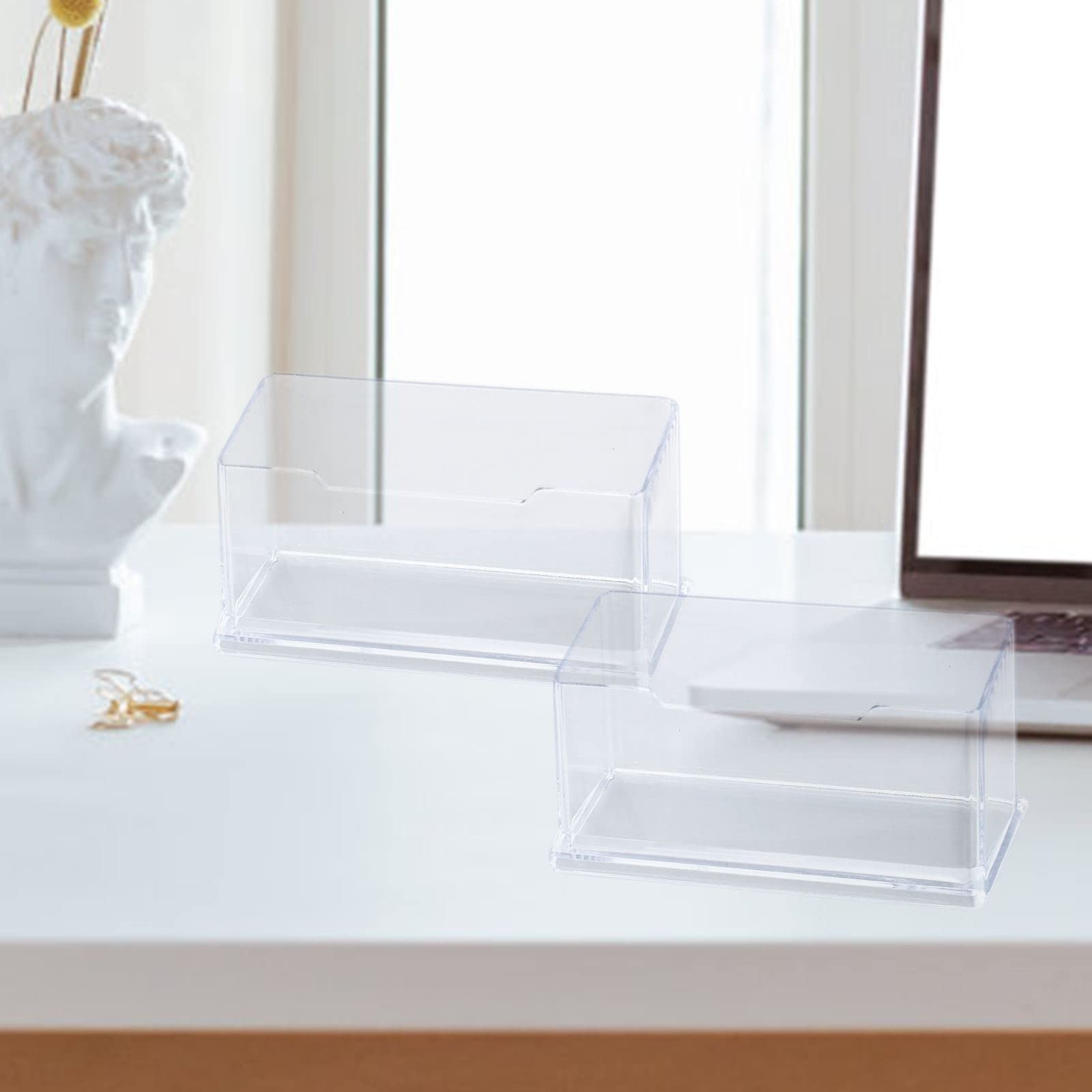 Clear Acrylic Plastic Leaflet Display Stands (Size 12.5cm X 6.3cm