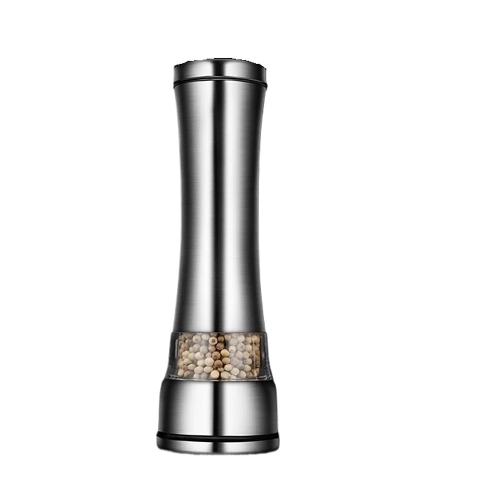 Manuelle Salz- und Pfeffermühle aus Edelstahl, verstellbare Gewürzflasche, Küchenhelfer(Style 1)