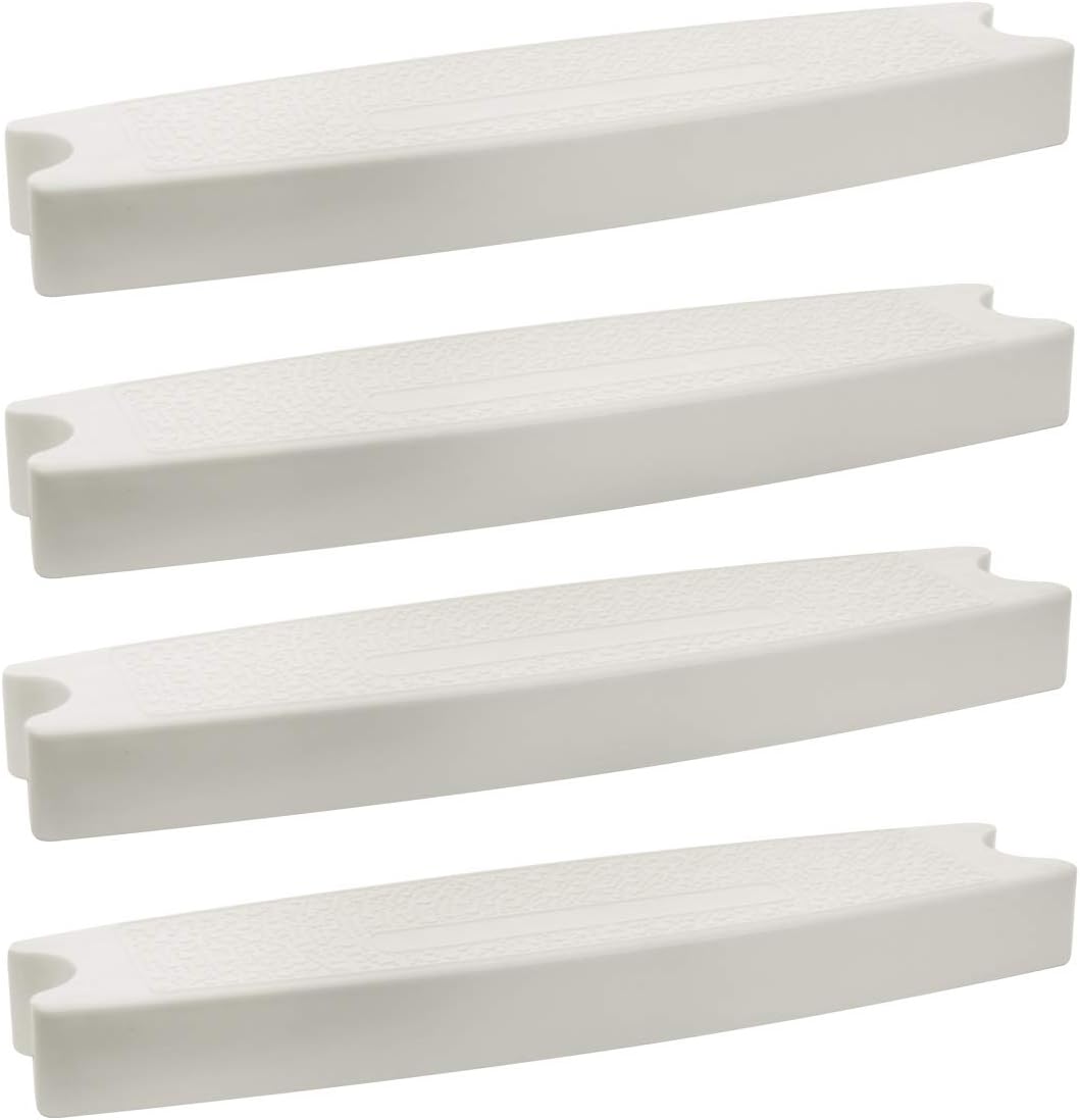 Aqua Select Replacement Stainless Steel Pool Ladder Steps with Non-Slip Grip Pads | Pack of 3 | Fits 1.90" OD Ladders for Above Ground or Inground Swimming Pools | 250 Pound Capacity