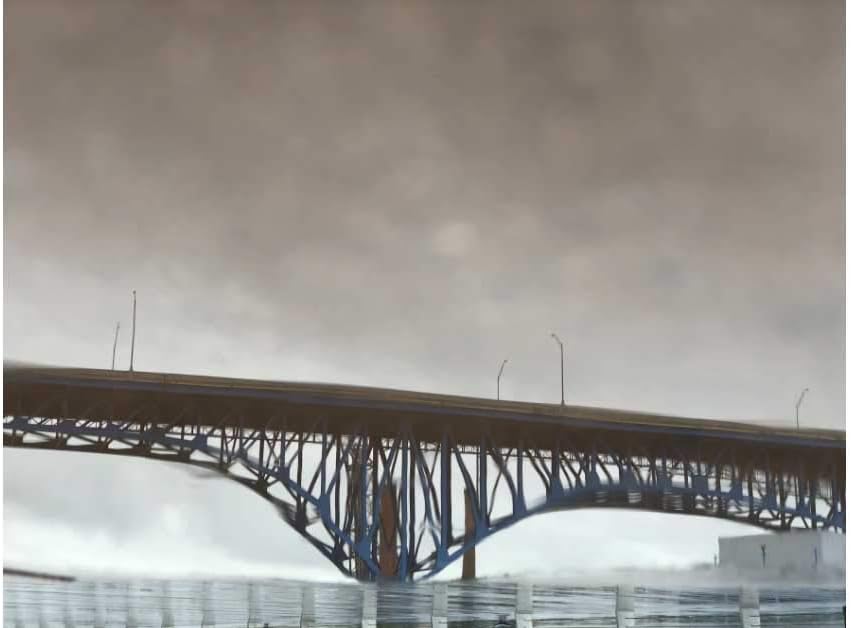 Main Avenue Bridge 11x14 Photograph Print- Cleveland/Bridge/Main Avenue